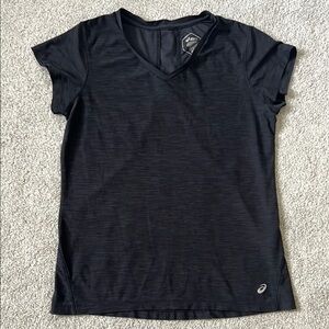 Asics Black Fitted Short Sleeve T-Shirt